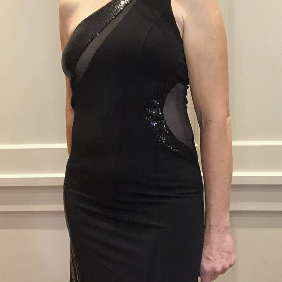 Elegant Black Long Dress - Picture 7 of 16